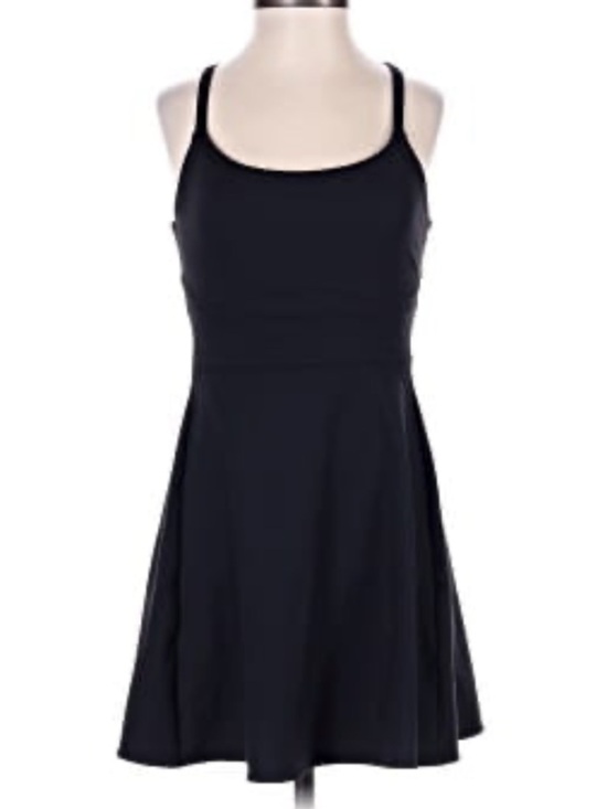 Zella Dresses & Skirts - Zella Black Active‎ Dress with shorts and built in bar adjustable straps medium